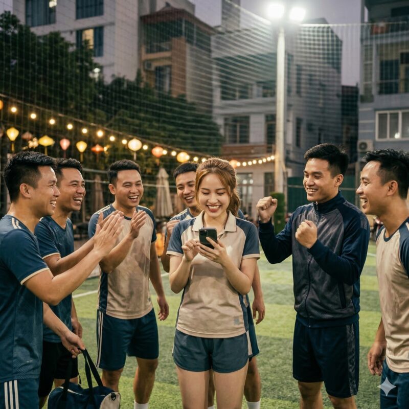 Đường Phạm Tu thuộc huyện Thanh Trì đang nổi lên như một "phố sân bóng" mới của Hà Nội